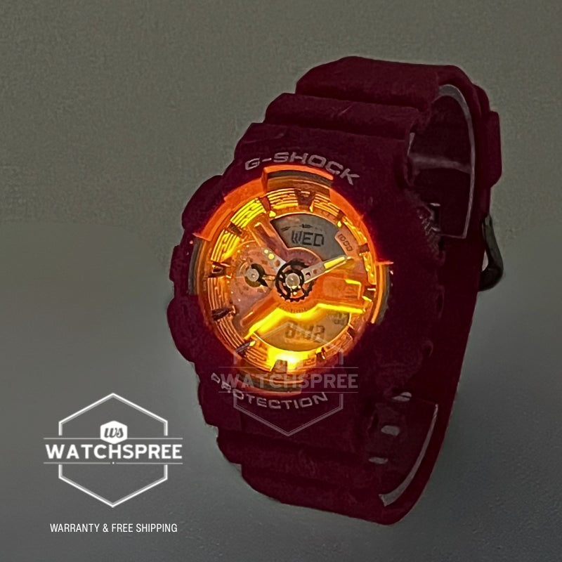Casio G-Shock for Ladies' XG Collaboration Model Bio-Based Pink Resin Band Watch GMAS110XG-4A GMA-S110XG-4A