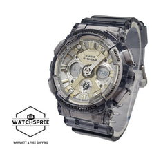 Load image into Gallery viewer, Casio G-Shock for Ladies&#39; See-Through Subtle Grey Resin Band Watch GMAS120GS-8A GMA-S120GS-8A
