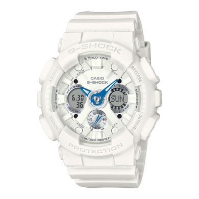 Casio G-Shock for Ladies' Sport Accent Series Bio-Based White Resin Band Watch GMAS120SA-7A1 GMA-S120SA-7A2