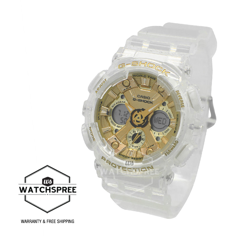 Casio G-Shock for Ladies' Translucent Resin Band Watch GMAS120SG-7A GMA-S120SG-7A