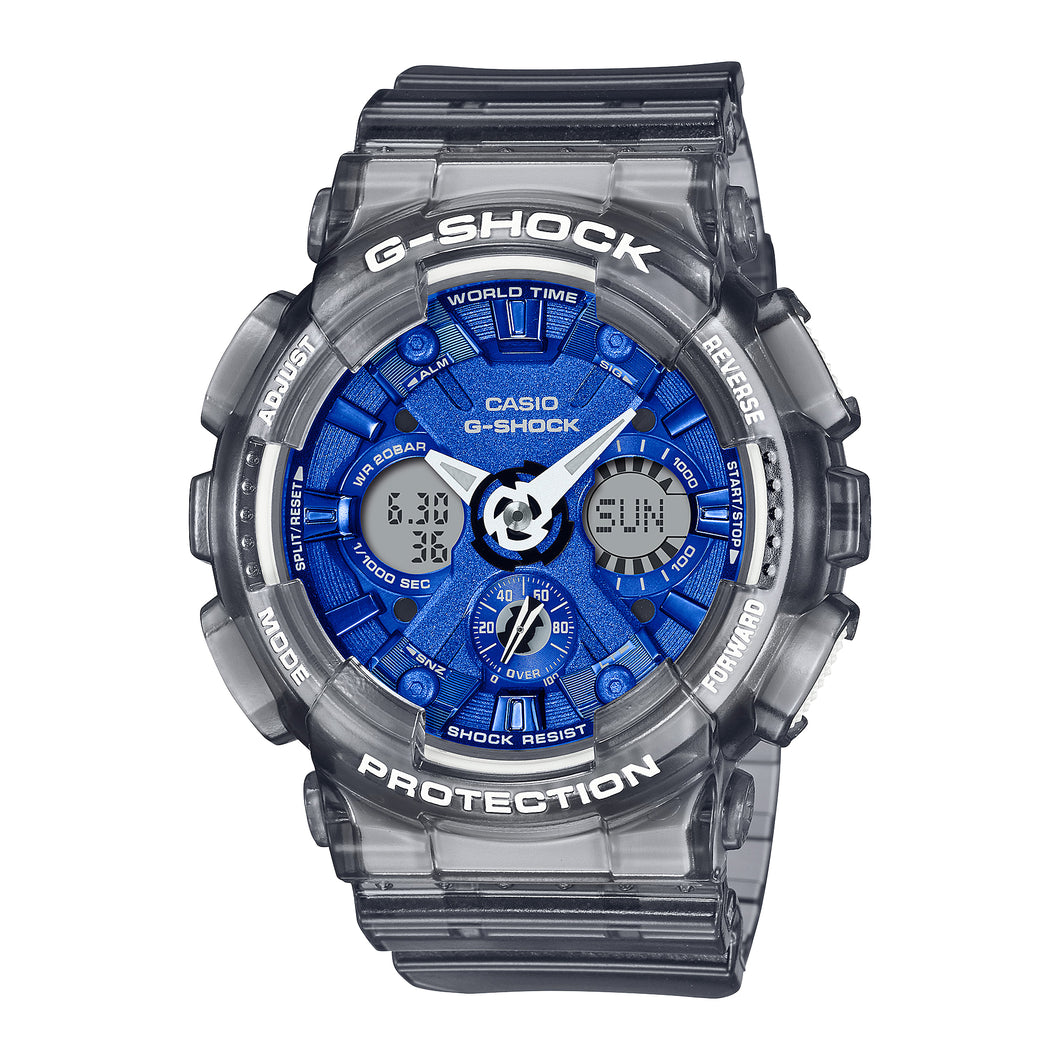 Casio G-Shock for Ladies' Grey Translucent Resin Band Watch GMAS120TB-8A GMA-S120TB-8A