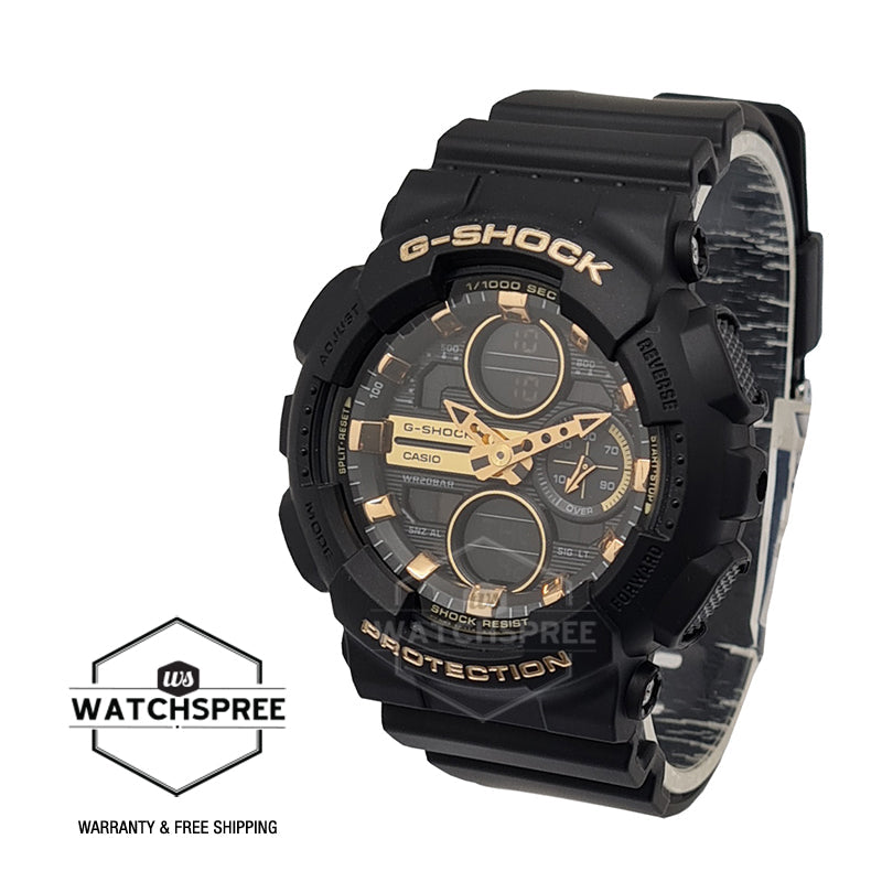 Casio G-Shock for Ladies' GMA-S140 Lineup Black Resin Band Watch GMAS140M-1A GMA-S140M-1A