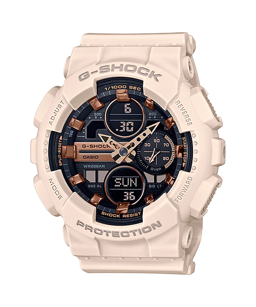 Casio G-Shock for Ladies' GMA-S140 Lineup Pink Resin Band Watch GMAS140M-4A GMA-S140M-4A