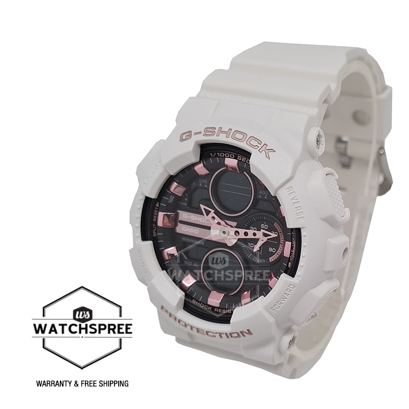 Casio G-Shock for Ladies' GMA-S140 Lineup White Resin Band Watch GMAS140M-7A GMA-S140M-7A