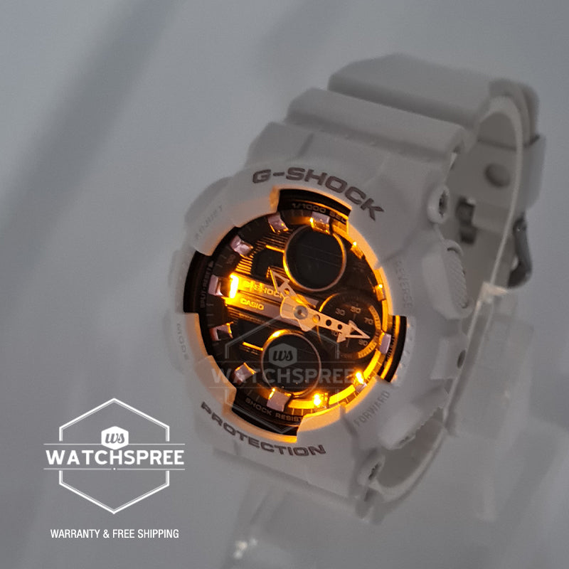 Casio G-Shock for Ladies' GMA-S140 Lineup White Resin Band Watch GMAS140M-7A GMA-S140M-7A