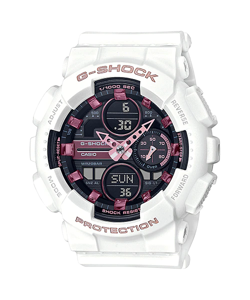 Casio G-Shock for Ladies' GMA-S140 Lineup White Resin Band Watch GMAS140M-7A GMA-S140M-7A