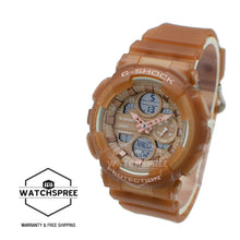Load image into Gallery viewer, Casio G-Shock S Series for Ladies&#39; GA-140 Lineup Semi-Transparent Brown Resin Band Watch GMAS140NC-5A2 GMA-S140NC-5A2
