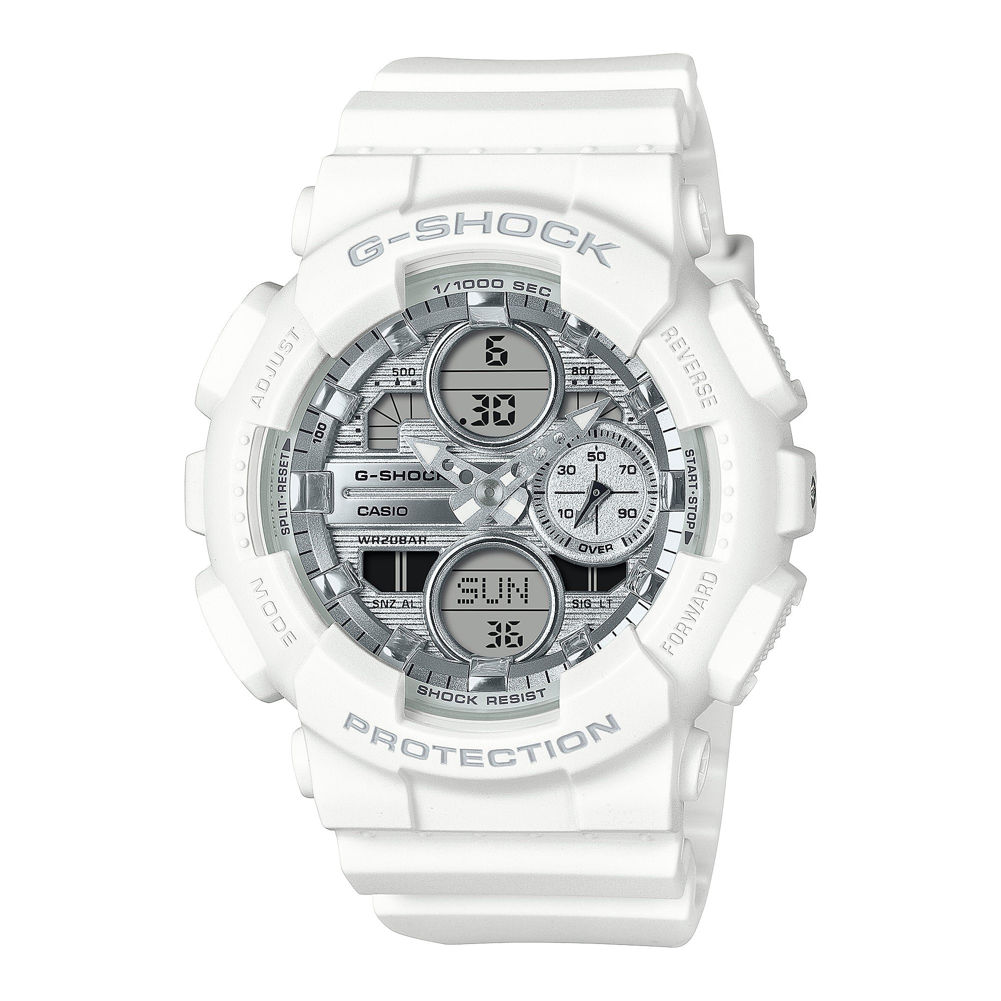 Casio G-Shock for Ladies' GA-140 Lineup Bio-Based Watch GMAS140VA-7A GMA-S140VA-7A