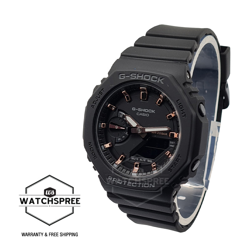 Casio G-Shock for Ladies' Carbon Core Guard Structure GMA-S2100 Lineup Black Resin Band Watch GMAS2100-1A GMA-S2100-1A
