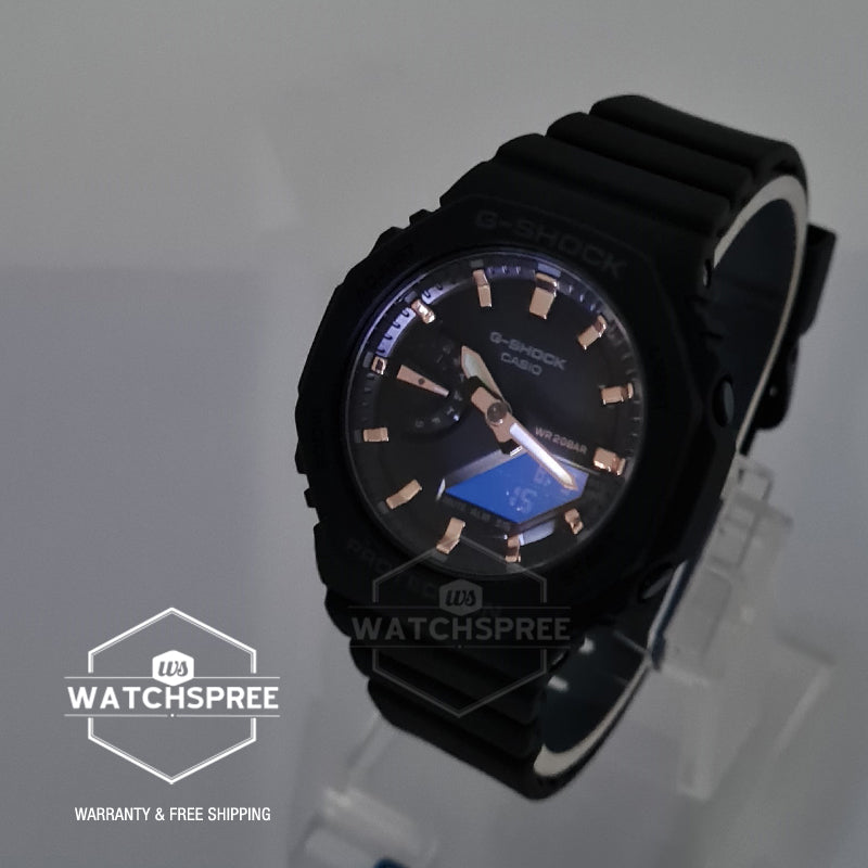 Casio G-Shock for Ladies' Carbon Core Guard Structure GMA-S2100 Lineup Black Resin Band Watch GMAS2100-1A GMA-S2100-1A