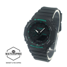 Load image into Gallery viewer, Casio G-Shock for Ladies&#39; GMA-S2100 Lineup Carbon Core Guard Structure Green Accents Series Watch GMAS2100GA-1A GMA-S2100GA-1A
