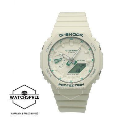 Casio G-Shock for Ladies' GMA-S2100 Lineup Carbon Core Guard Structure Green Accents Series Watch GMAS2100GA-7A GMA-S2100GA-7A
