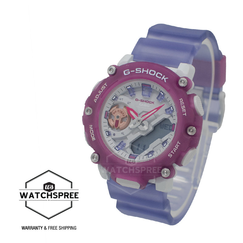 Casio G-Shock for Ladies' Carbon Core Guard Structure Watch GMAS2200PE-6A GMA-S2200PE-6A