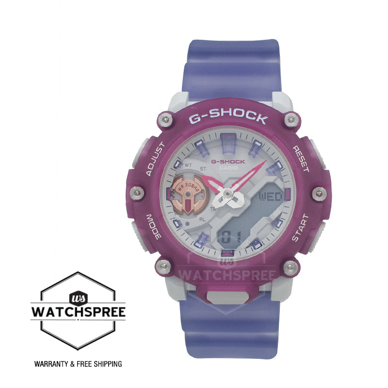 Casio G-Shock for Ladies' Carbon Core Guard Structure Watch GMAS2200PE-6A GMA-S2200PE-6A