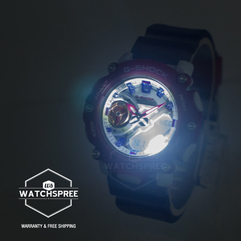 Casio G-Shock for Ladies' Carbon Core Guard Structure Watch GMAS2200PE-6A GMA-S2200PE-6A