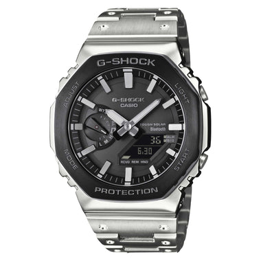 Casio G-Shock (Japan Made) GM-B2100 Lineup Black Tone Series Full Metal Series Bluetooth© Tough Solar Stainless Steel Band Watch GMB2100BT-1A GM-B2100BT-1A