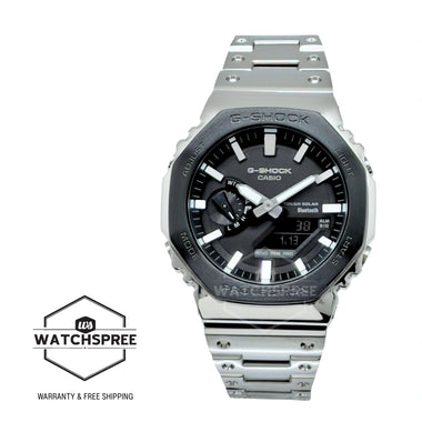 Casio G-Shock (Japan Made) GM-B2100 Lineup Black Tone Series Full Metal Series Bluetooth© Tough Solar Stainless Steel Band Watch GMB2100BT-1A GM-B2100BT-1A