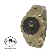Load image into Gallery viewer, Casio G-Shock GM-B2100 Lineup Full Metal Case Bluetooth® Tough Solar Gold Ion Plated Stainless Steel Band Watch GMB2100GD-9A GM-B2100GD-9A

