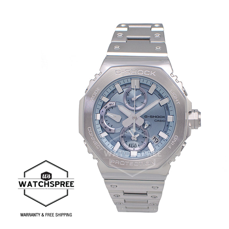 Casio G-Shock (Japan Made) GMC-B2100 Lineup Chronograph Full Metal Series Bluetooth Tough Solar Dual Time Stainless Steel Band Watch GMCB2100AD-2A GMC-B2100AD-2A