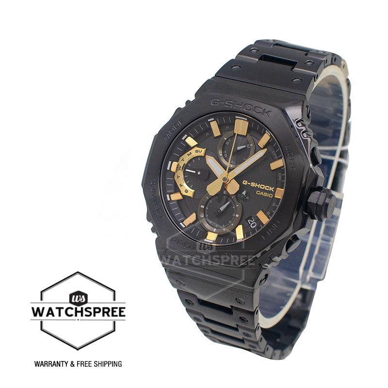 Casio G-Shock (Japan Made) GMC-B2100 Lineup 50th Anniversary Zero to One Series Chronograph Full Metal Series Bluetooth Tough Solar Dual Time Black Ion Plated Stainless Steel Band Watch GMCB2100ZE-1A GMC-B2100ZE-1A