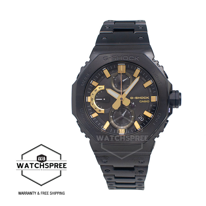 Casio G-Shock (Japan Made) GMC-B2100 Lineup 50th Anniversary Zero to One Series Chronograph Full Metal Series Bluetooth Tough Solar Dual Time Black Ion Plated Stainless Steel Band Watch GMCB2100ZE-1A GMC-B2100ZE-1A
