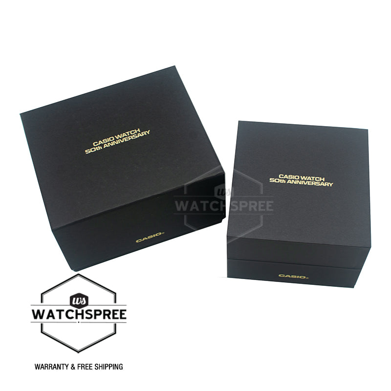 Casio G-Shock (Japan Made) GMC-B2100 Lineup 50th Anniversary Zero to One Series Chronograph Full Metal Series Bluetooth Tough Solar Dual Time Black Ion Plated Stainless Steel Band Watch GMCB2100ZE-1A GMC-B2100ZE-1A