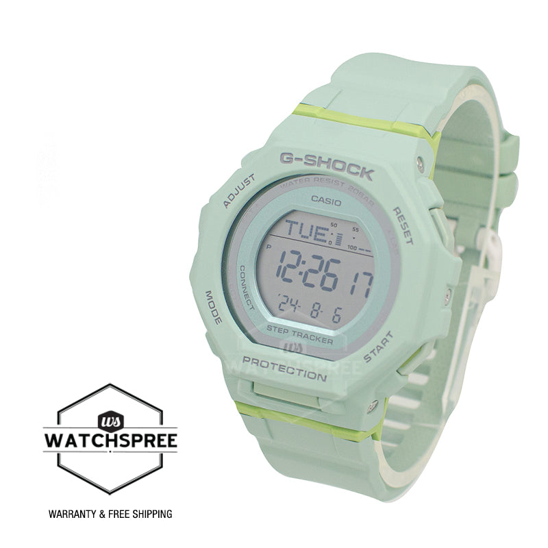 Casio G-Shock for Ladies' GMD-B300 Lineup G-SQUAD Bluetooth Dual Time Matte Green Resin Band Watch GMDB300-3D GMD-B300-3D GMD-B300-3