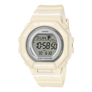 Casio G-Shock for Ladies' GMD-B300 Lineup G-SQUAD Bluetooth© Dual Time Bio-Based Off-White Resin Band Watch GMDB300-7D GMD-B300-7D GMD-B300-7
