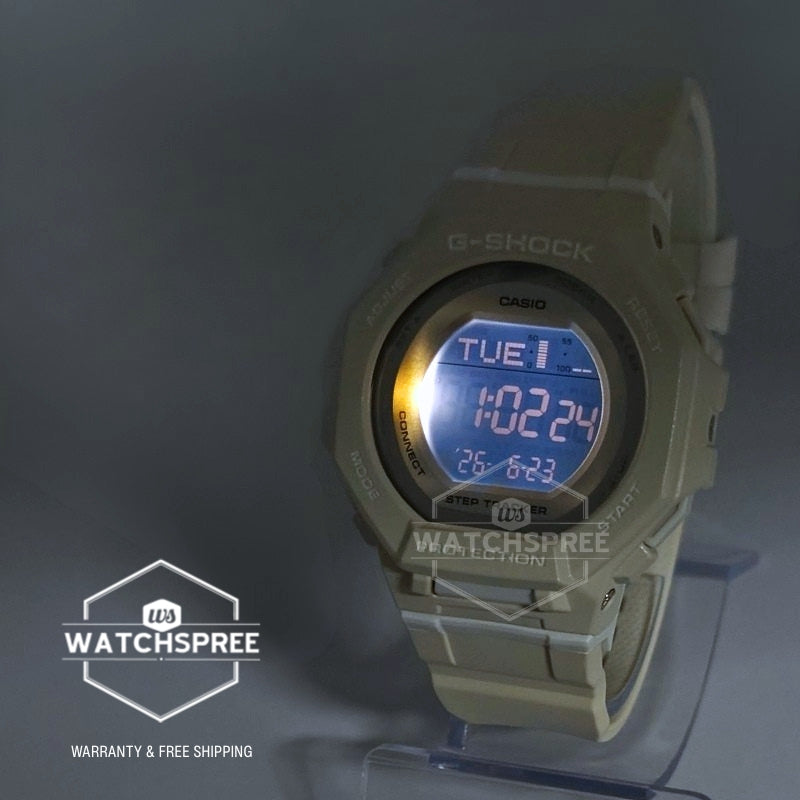 Casio G-Shock for Ladies' GMD-B300 Lineup G-SQUAD Bluetooth Dual Time Bio-Based Off-White Resin Band Watch GMDB300-7D GMD-B300-7D GMD-B300-7