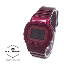 Load image into Gallery viewer, Casio G-Shock for Ladies&#39; Black and Red Series Glossy Metallic Watch GMDS5600RB-4D GMD-S5600RB-4D GMD-S5600RB-4
