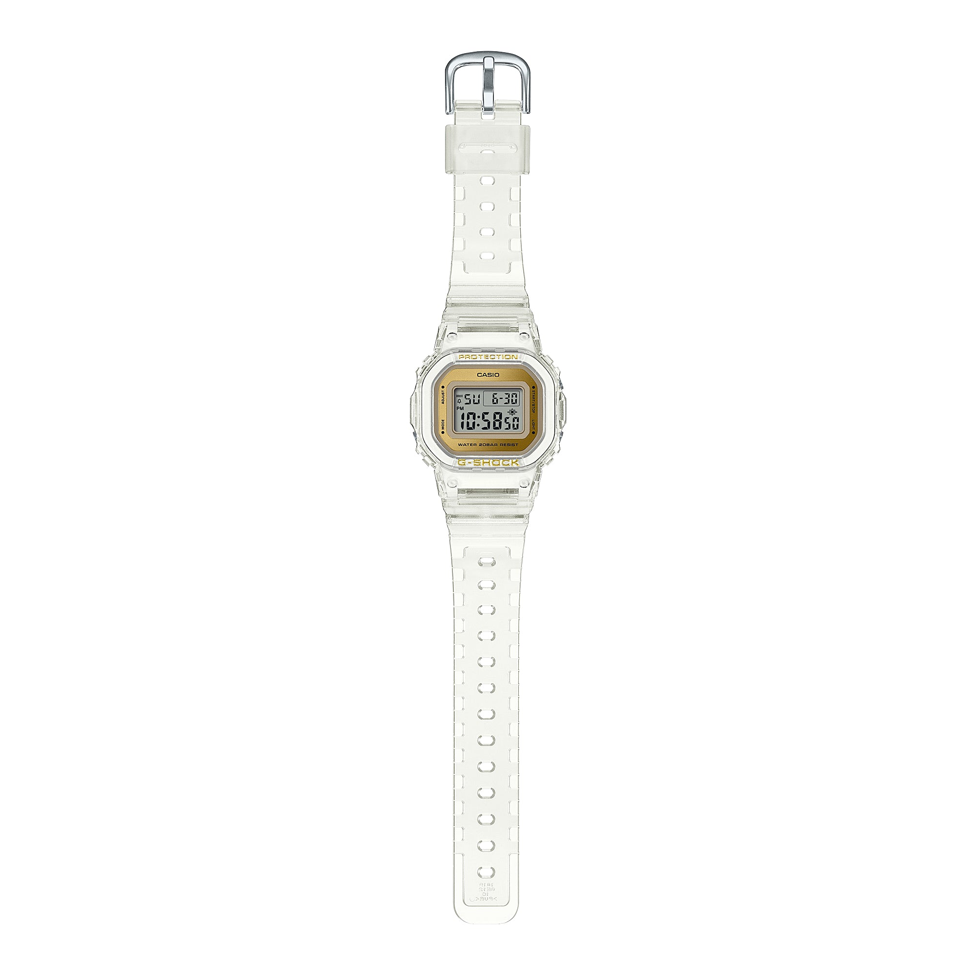 Casio G-Shock for Ladies' Translucent Resin Band Watch GMDS5600SG-7D GMD-S5600SG-7D GMD-S5600SG-7