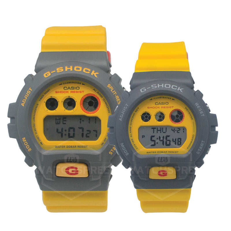 Casio G-Shock & G-Shock for Ladies ’90s Sport Series Couple Watches GMDS6900Y-9D / DW6900Y-9D