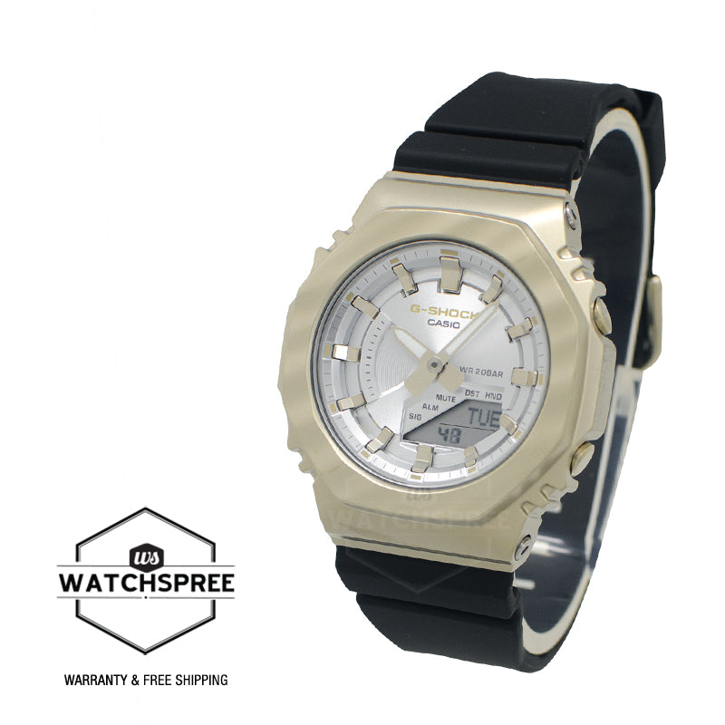 Casio G-Shock for Ladies' Metal-Clad Octagonal Watch GMS2100BC-1A GM-S2100BC-1A