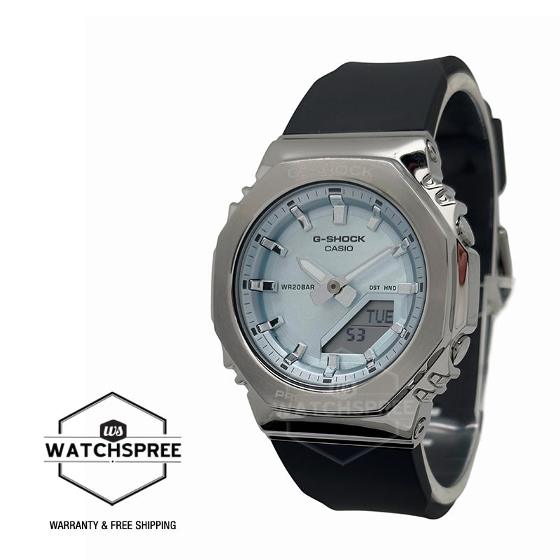 Casio G-Shock for Ladies' Metal-Clad Octagonal Bio-Based Grey Resin Band Watch GMS2110-2A GM-S2110-2A