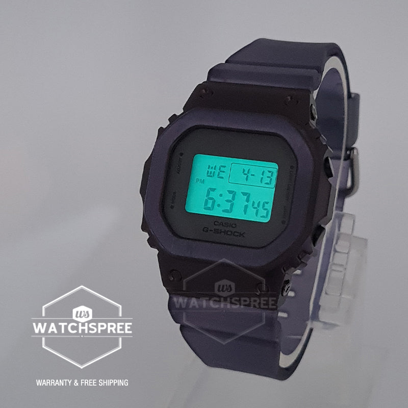 Casio G-Shock for Ladies' Special Colour Model Midnight Fog Series Purple Translucent Resin Band Watch GMS5600MF-6D GM-S5600MF-6D GM-S5600MF-6