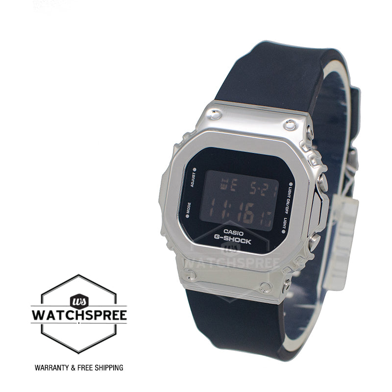 Casio G-Shock for Ladies' Metal-Clad Bio-Based Black Resin Band Watch GMS5600U-1D GMS-5600U-1D GMS-5600U-1