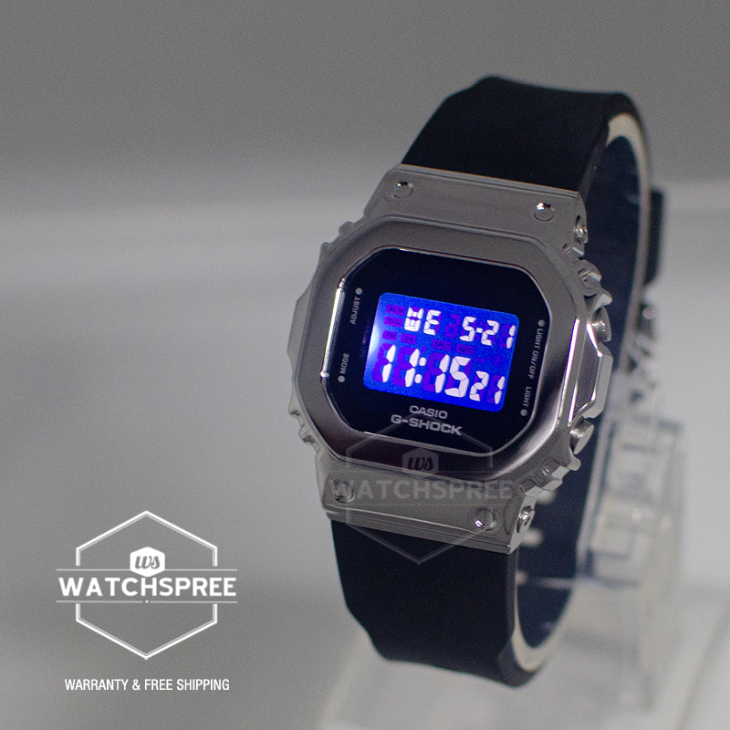 Casio G-Shock for Ladies' Metal-Clad Bio-Based Black Resin Band Watch GMS5600U-1D GMS-5600U-1D GMS-5600U-1