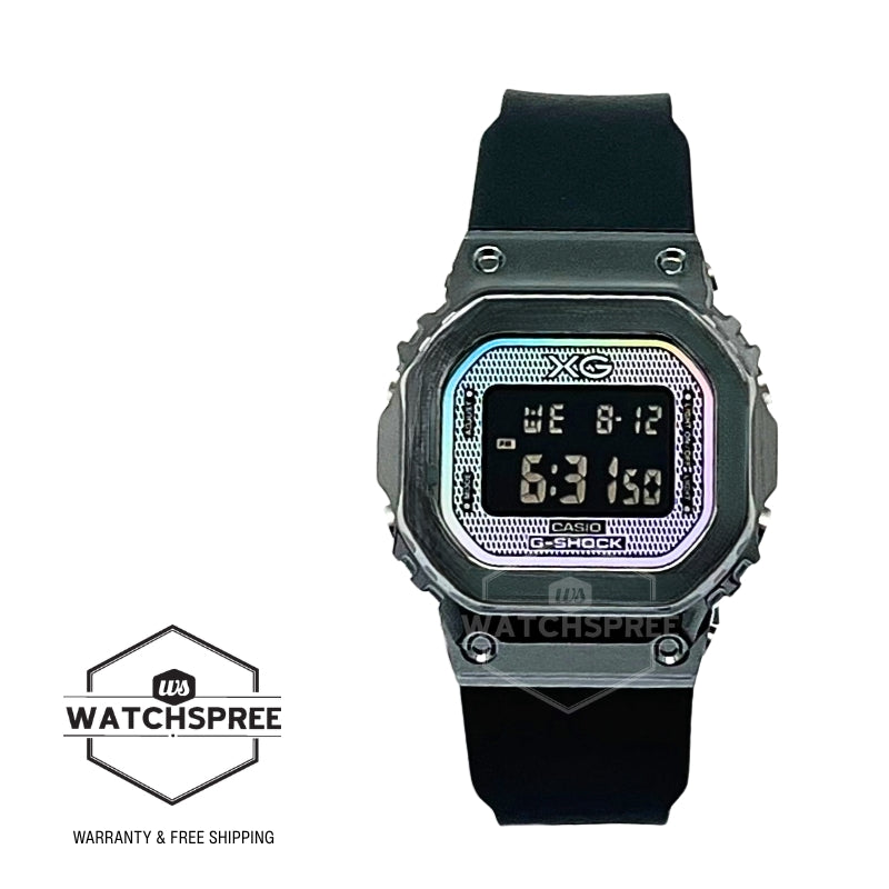 Casio G-Shock for Ladies' XG Collaboration Model Metal-Clad Bio-Based Black Resin Band Watch GMS5600XG-1D GM-S5600XG-1D GM-S5600XG-1