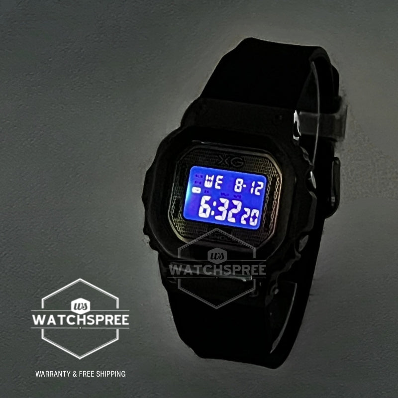 Casio G-Shock for Ladies' XG Collaboration Model Metal-Clad Bio-Based Black Resin Band Watch GMS5600XG-1D GM-S5600XG-1D GM-S5600XG-1