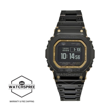 Casio G-Shock (Japan Made) Full Metal Case Bluetooth© Multi-Band 6 Tough Solar Black Ion Plated Stainless Steel Band Watch GMWBZ5000BD-1D GMW-BZ5000BD-1D GMW-BZ5000BD-1 [S]