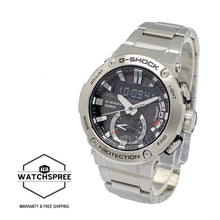 Load image into Gallery viewer, Casio G-Shock G-Steel Carbon Core Guard Structure Silver Stainless Steel Band Watch GSTB200D-1A GST-B200D-1A
