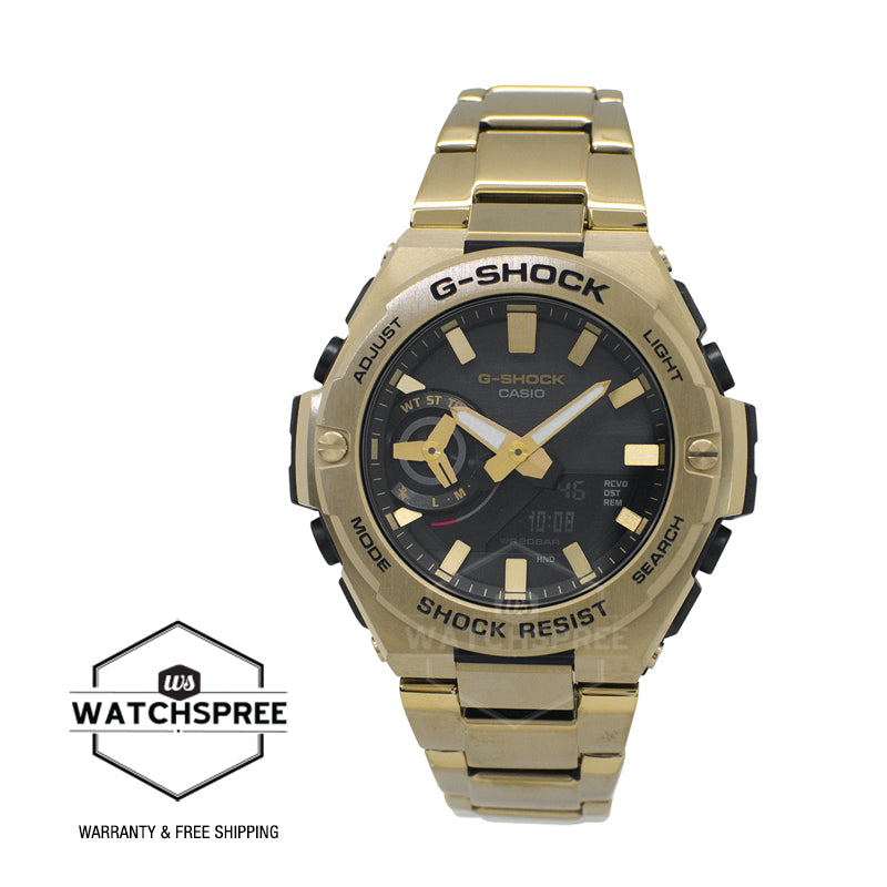 Casio G-Shock G-Steel GST-B500 Lineup Carbon Core Guard Structure Watch GSTB500GD-9A GST-B500GD-9A