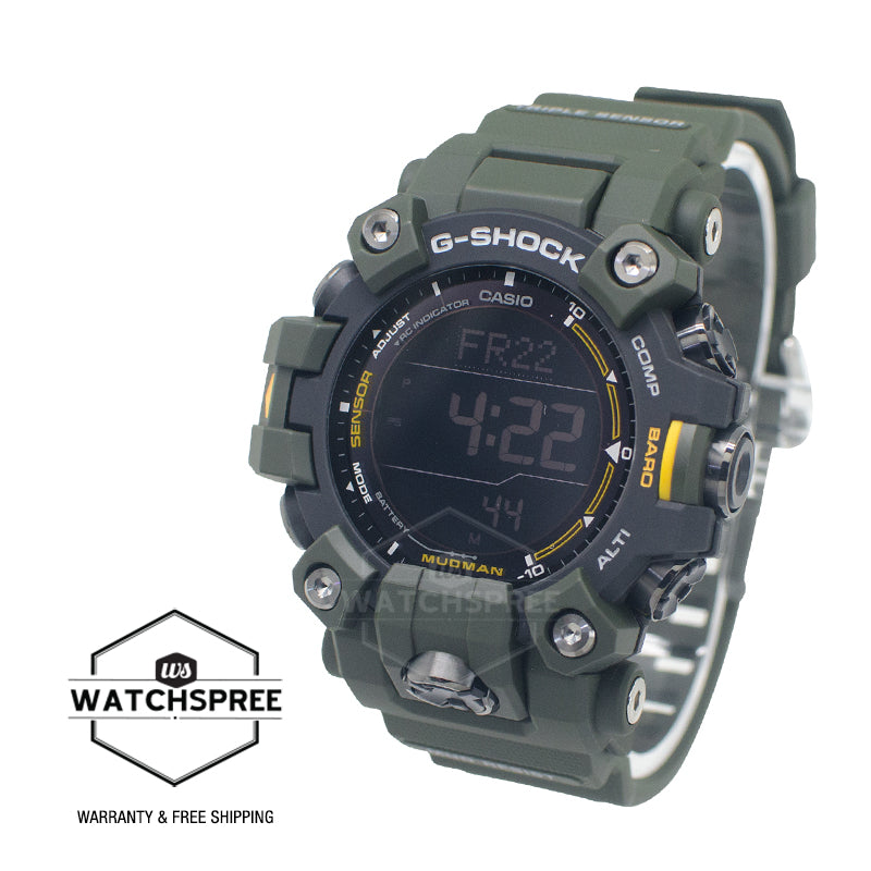 Casio G-Shock Master of G - Land Mudman Triple Sensor Tough Solar Bio-Based Watch GW9500-3D GW-9500-3D GW-9500-3
