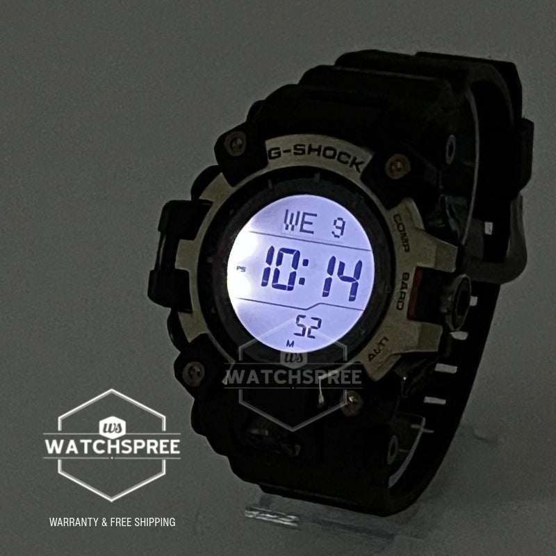 Casio G-Shock MASTER OF G - LAND MUDMAN Master In Horizon Gold Series Triple Sensor Tough Solar Bio-Based Dark Brown Resin Band Watch GW9500MH-5D GW-9500MH-5D GW-9500MH-5
