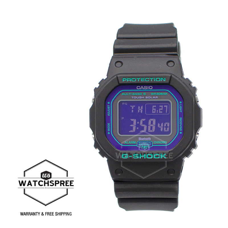 Casio G-Shock GW-B5600 Lineup 90's Special Color Series Bi-Color Molded Resin Band Watch GWB5600BL-1D GW-B5600BL-1D GW-B5600BL-1 (LOCAL BUYERS ONLY)