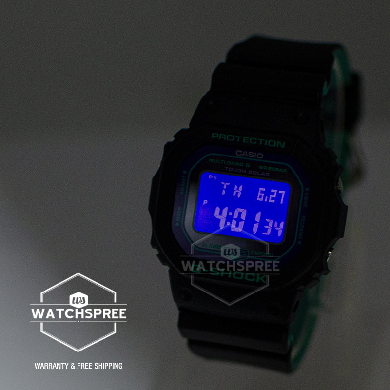 Casio G-Shock GW-B5600 Lineup 90's Special Color Series Bi-Color Molded Resin Band Watch GWB5600BL-1D GW-B5600BL-1D GW-B5600BL-1 (LOCAL BUYERS ONLY)