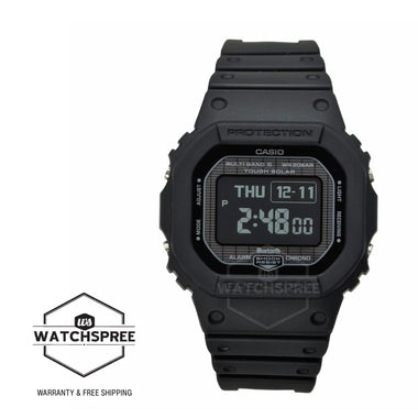 Casio G-Shock GW-B5600 Lineup Bluetooth Multi Band 6 Tough Solar Bio-Based Black Resin Band Watch GWBX5600-1A1 GW-BX5600-1A1