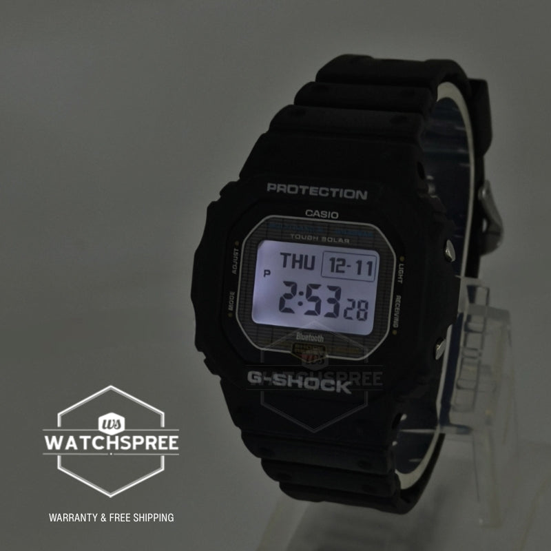 Casio G-Shock GW-B5600 Lineup Bluetooth Multi Band 6 Tough Solar Bio-Based Black Resin Band Watch GWBX5600-1D GW-BX5600-1D GW-BX5600-1