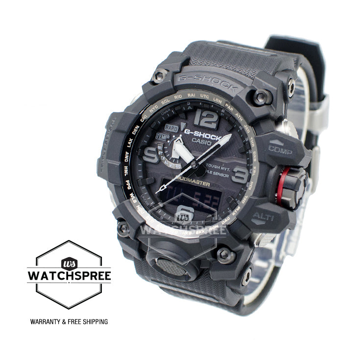 Casio G-Shock Master of G Series Mudmaster Black Resin Strap Watch GWG1000-1A1 GWG-1000-1A1