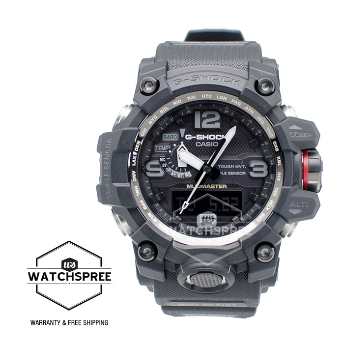 Casio G-Shock Master of G Series Mudmaster Black Resin Strap Watch GWG1000-1A1 GWG-1000-1A1